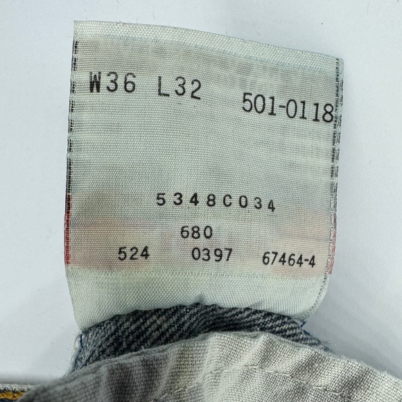 Vintage Levi’s 501 Jeans 36x32 1997 great condition - Picture 4 of 6